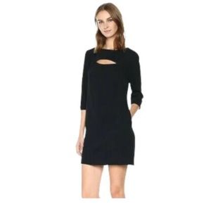 Trina Turk black Marlowe Cutout Crepe dress size 10